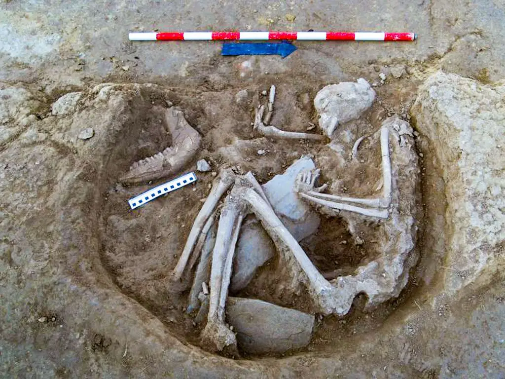 Pit burial at Valencina de la Concepcion, Seville province