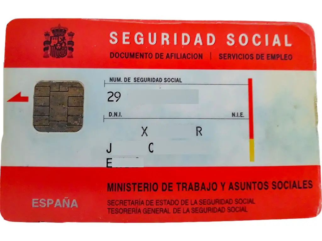 Spanish Social Security Card