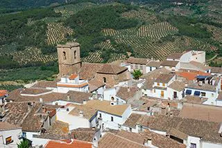 Looking down on Hornos Village