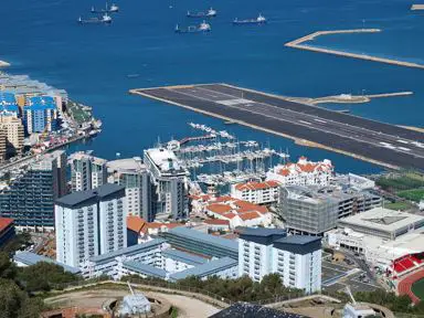 Western End of Gibraltar Runway