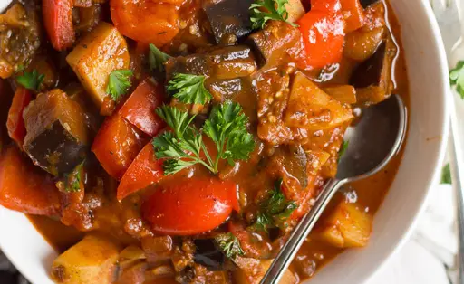 Tomato and Aubergine Stew